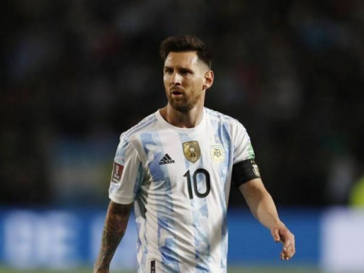 Messi comemora classificação da Argentina para a Copa do Catar