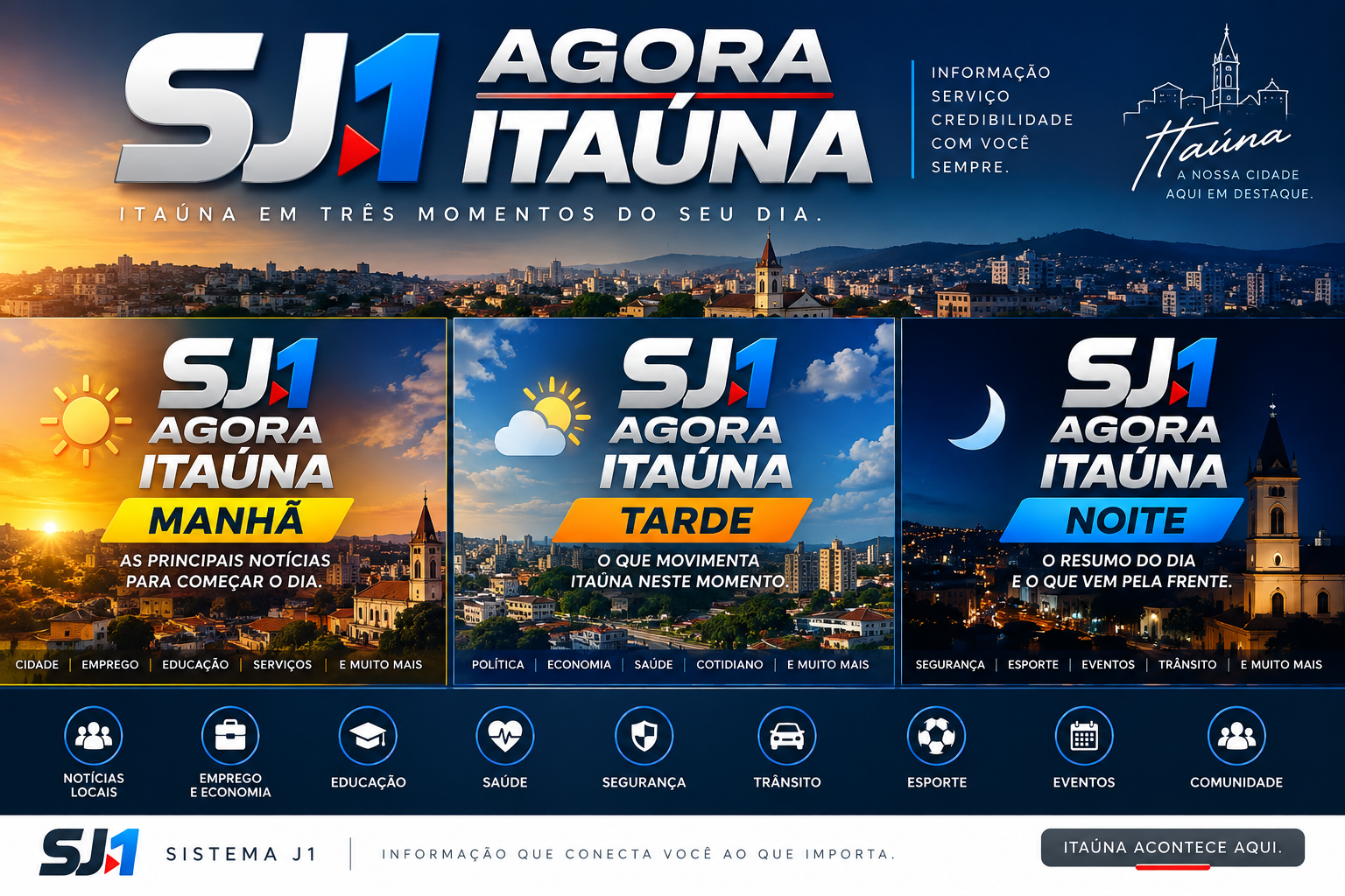 SJ1 Agora Itaúna: veja as principais notícias desta quinta-feira (10)