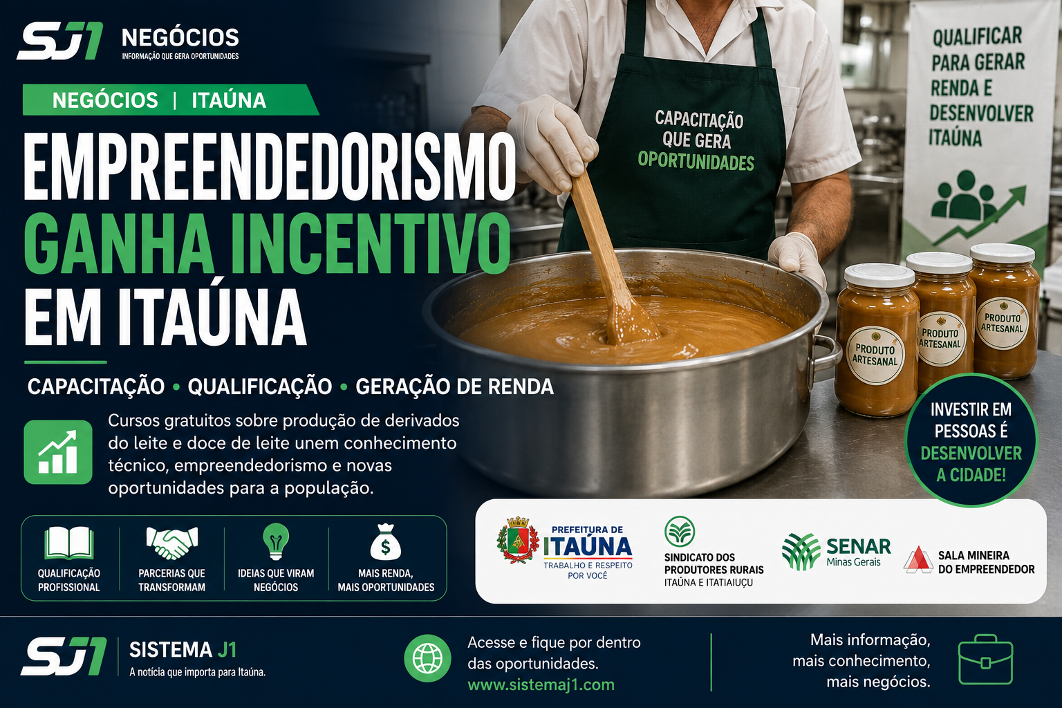 Empreendedorismo em Itaúna ganha incentivo com capacitação e geração de renda