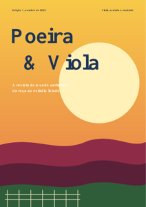 Capa da revista Poeira & Viola, edição 1: Viola, estrada e saudade